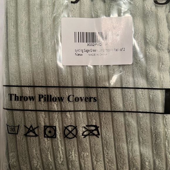 Sykting Bedding Sykting Sage Green Pillow Covers 2x20 Inch Poshmark